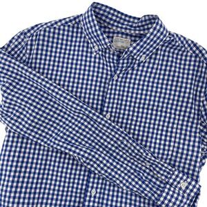 Crewcuts Everyday‎ Boys Gingham Check Long Sleeve Button Down Shirt Size 16